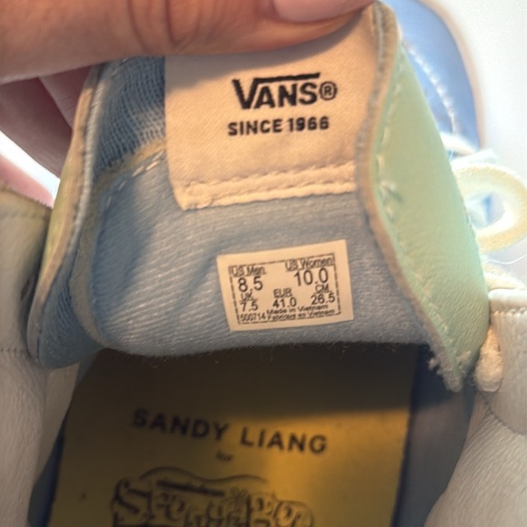 Vans x SpongeBob SquarePants Sandy Liang Collab Hightop Sneakers Size Womens 10 - Picture 2 of 7